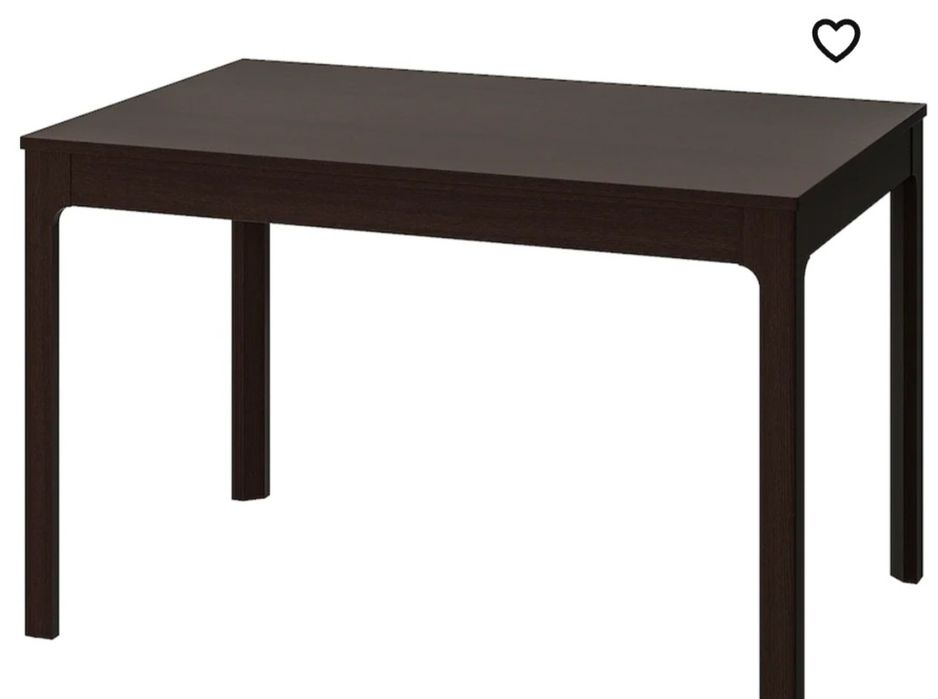 Mesa ikea extensível castanho- escuro