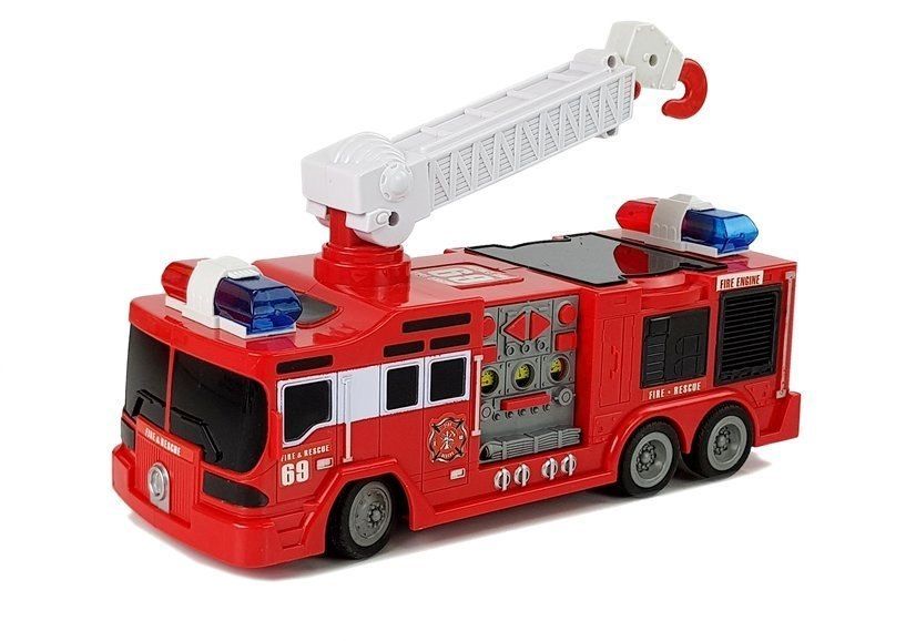 Wóz Strażacki Zdalnie Sterowany z Drabiną R/C 28cm