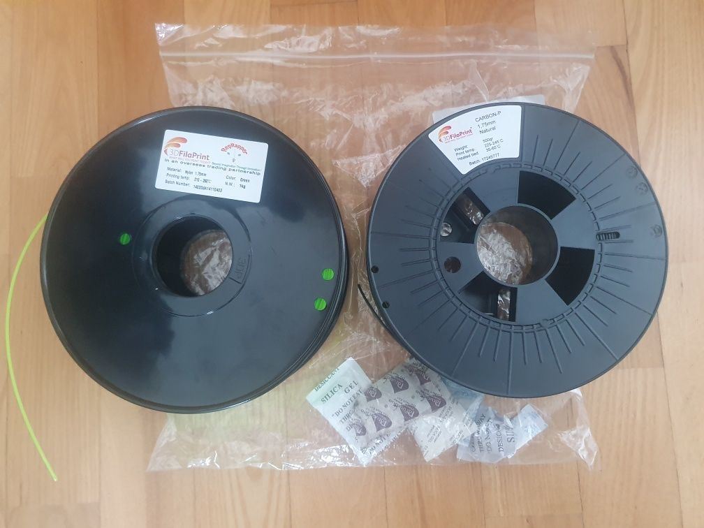 Filament limonkowy nylon plus carbon