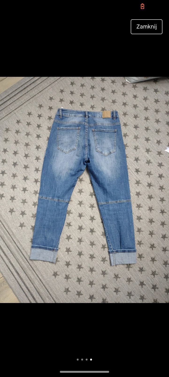 Spodnie jeansy Handmade Work m/l 38/40