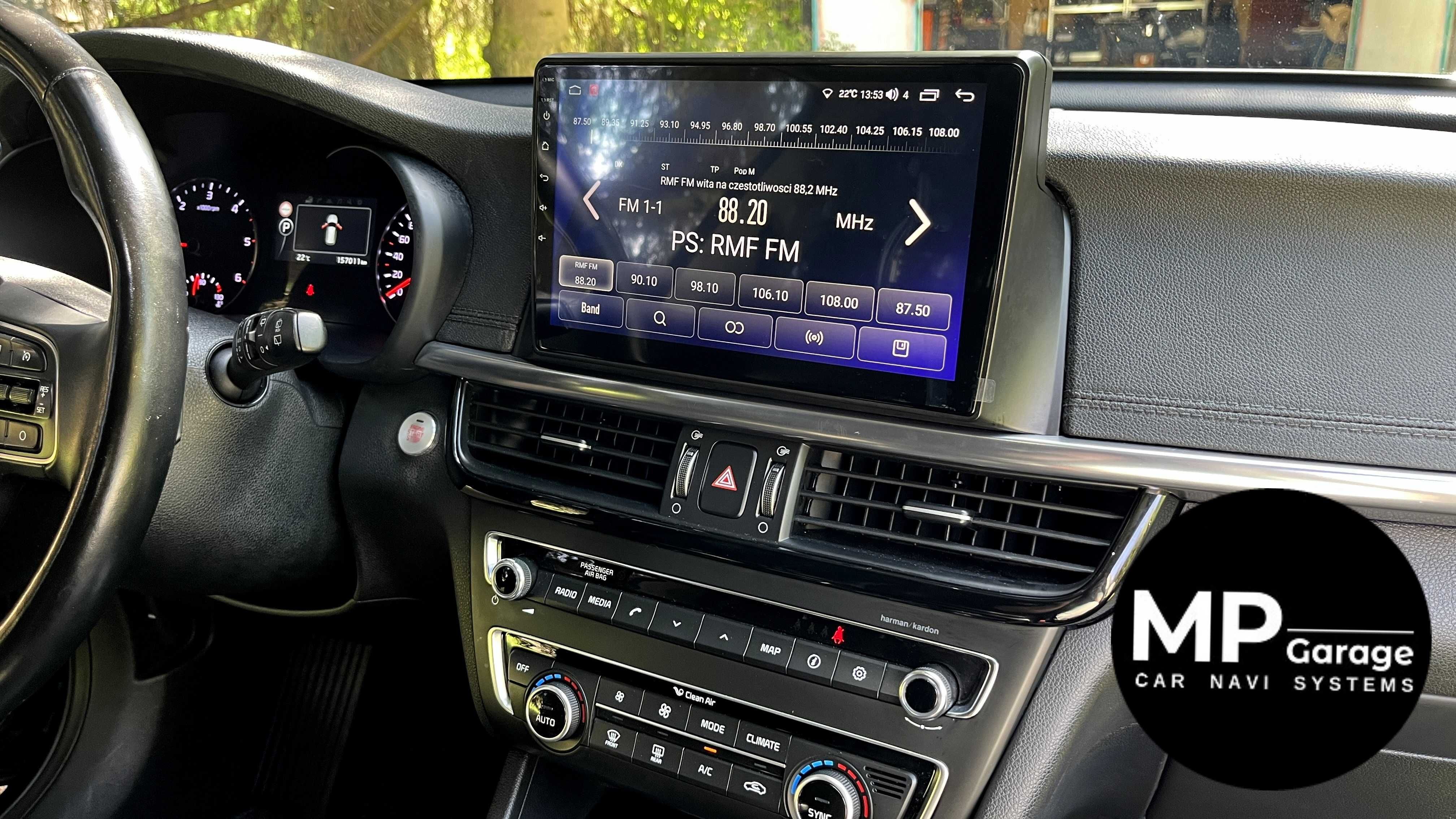 KIA OPTIMA_4 Radio Android 4G LTE Qled CarPlay AA Montaż