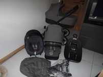 Cybex Talos s lux Soho grey 3w1+Baza Cybex base one Terenowy