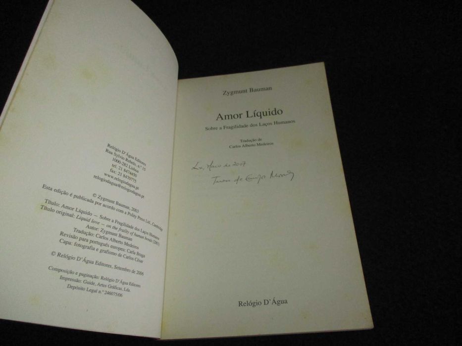 Livro Amor Líquido Zygmunt Bauman