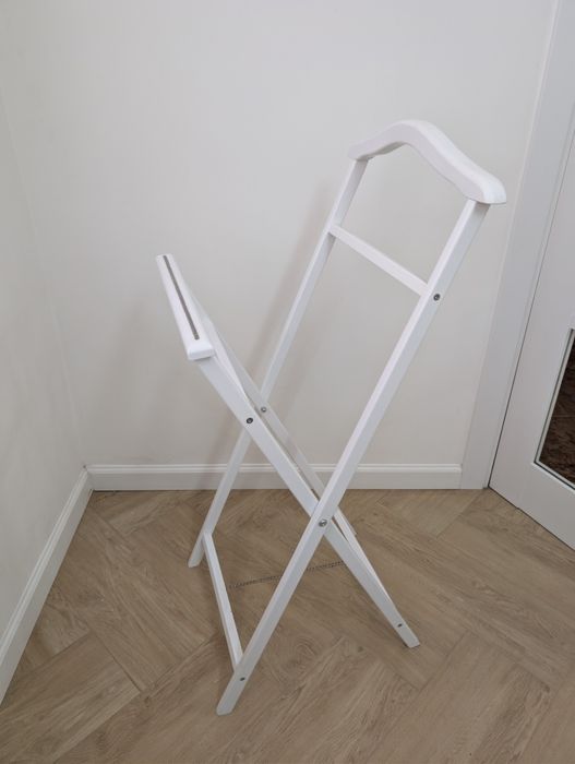Підлоговий вішак вішалка біла