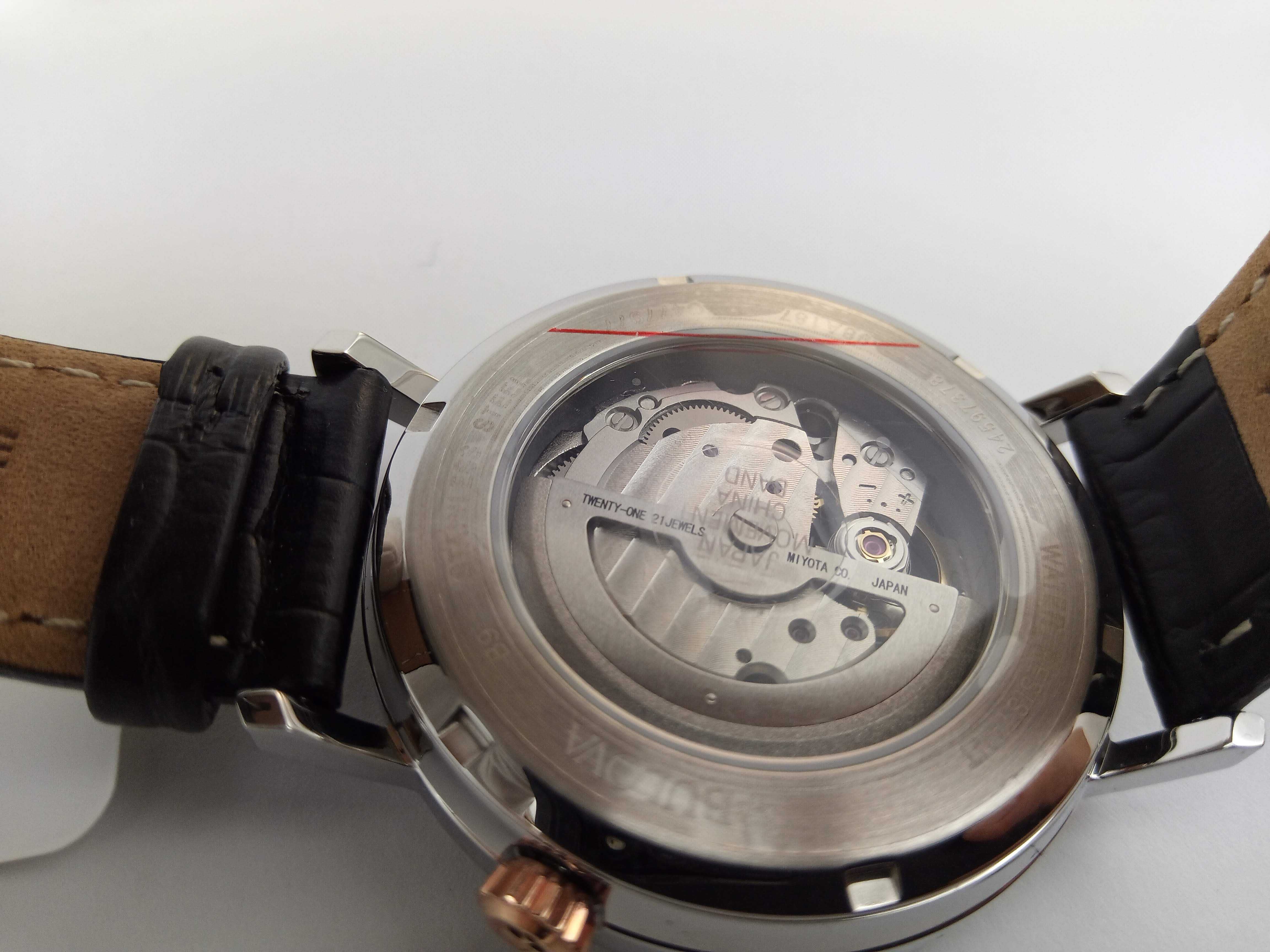 Мужские часы Bulova 98A187 - механика, автоподзавод, открытый механизм