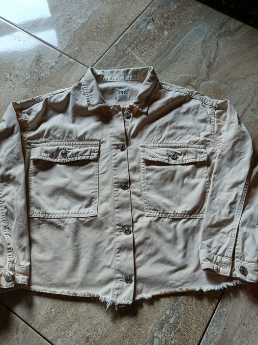 Krótka kurtka bawelniana Zara , M