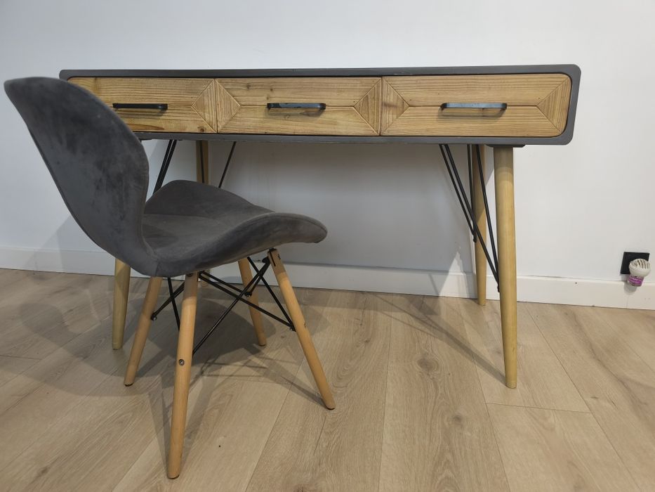 biurko Kare Design z krzesłem