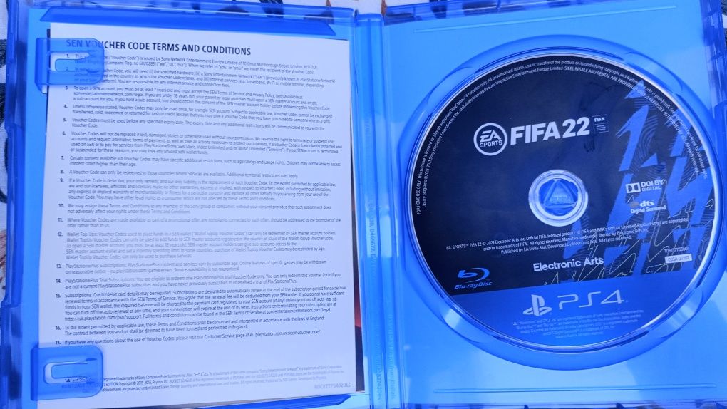 Sprzedam Fifę 22 oraz 21 na PS4
