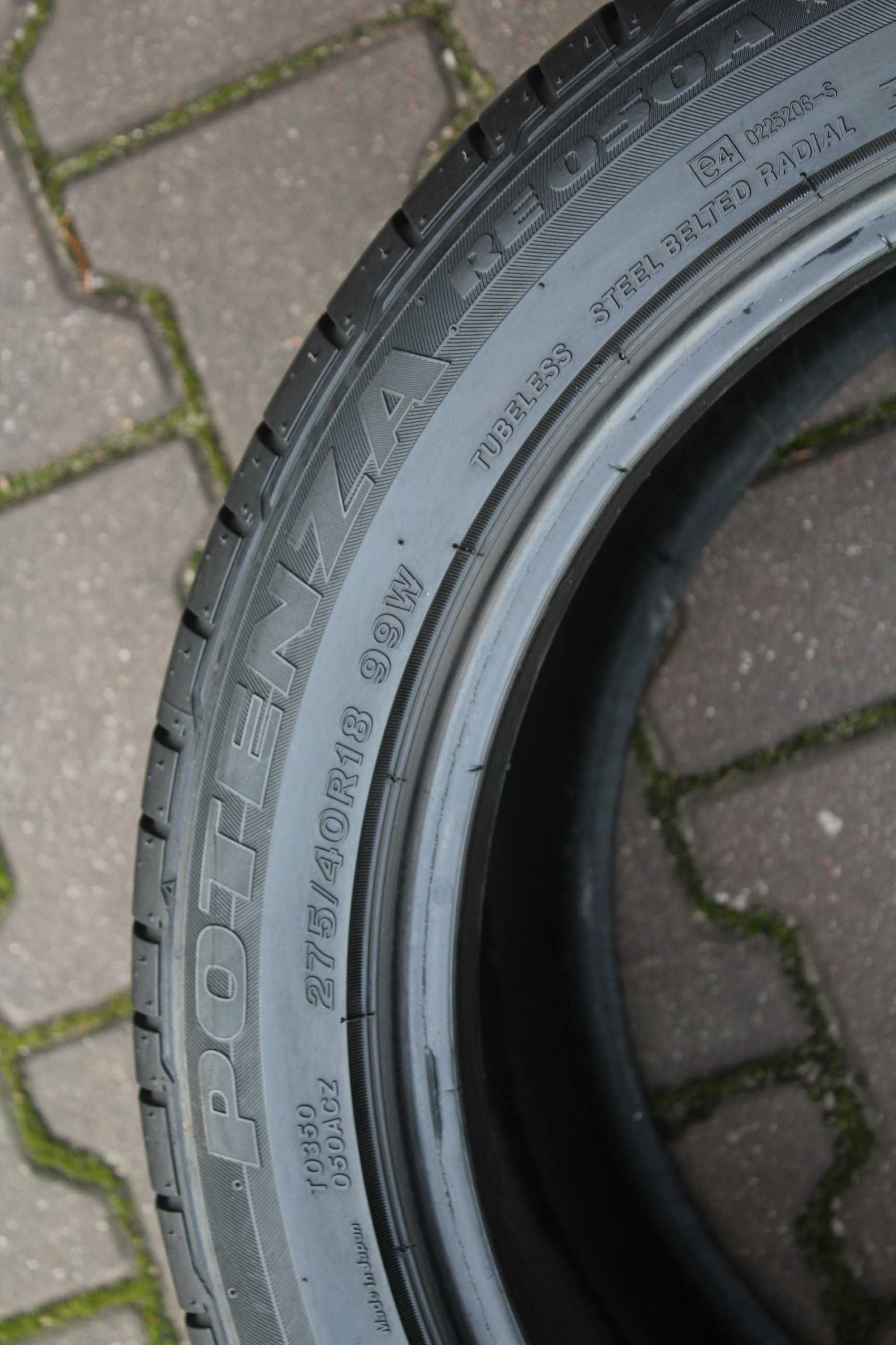 275 40/245 45/r18  Bridgestone Potenza RE050A