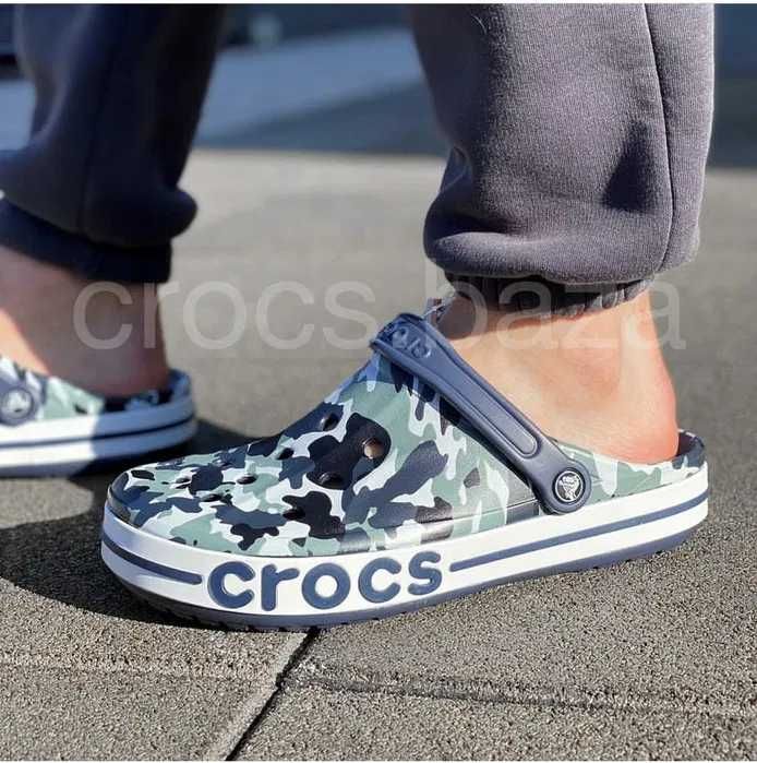 Мужские кроксы | Чоловічі крокси | Crocs  Bayaband Graphic 36-45р