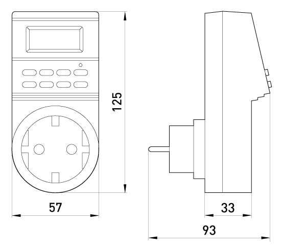 Elektroniczny wyłącznik czasowy e.control.t14 230V 16A