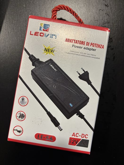 Carregador Leovin LE-5A 12V 60W NOVO