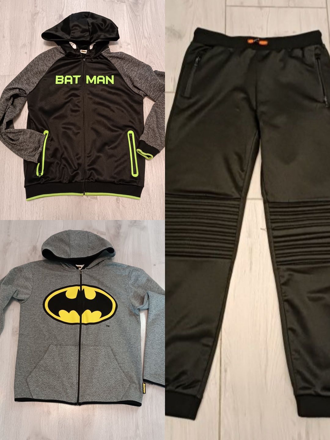 3szt. Batman j.nowe bluzy/kurtki 164 170 Smyk spodnie sports tech