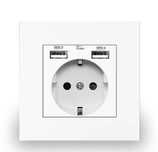 Новый подрозетник, розетка с 2мя USB