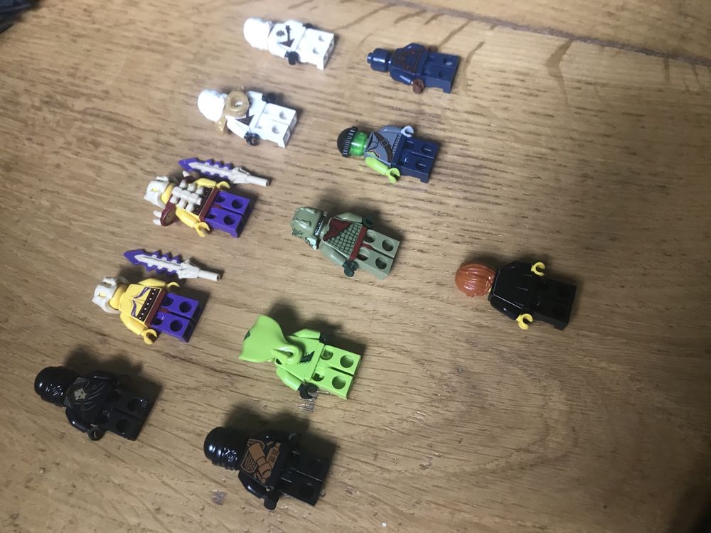 Lego figurki ninjago, chima i marvel