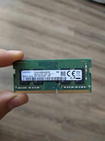 Оперативна пам'ять Samsung для ноутбука 4гб 2400 ddr4