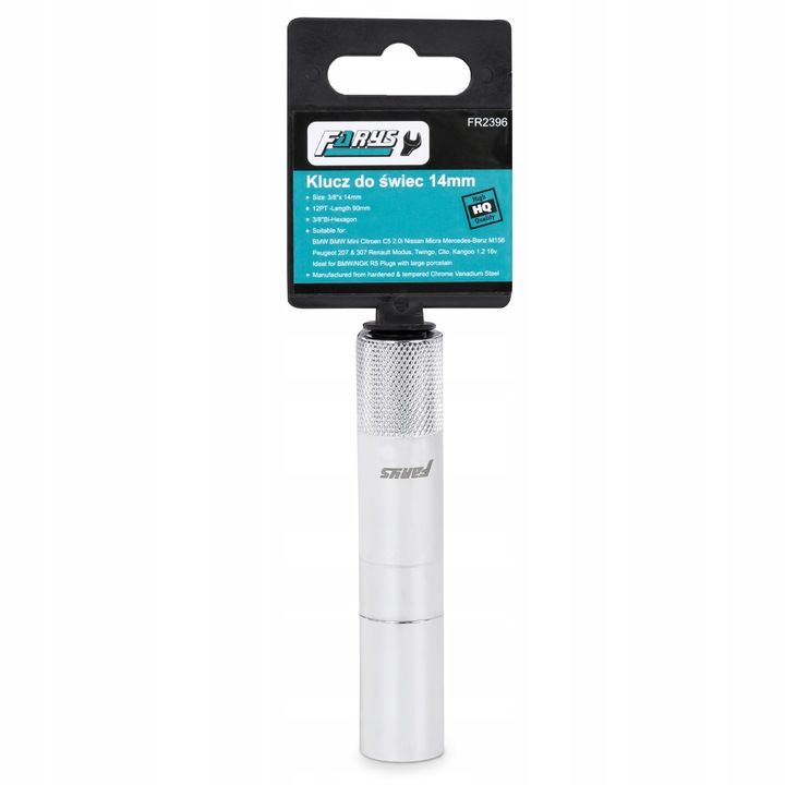 Nasadka Klucz Do Świec 14mm 3/8 Cienkościenna Z Magnesem Fr2396