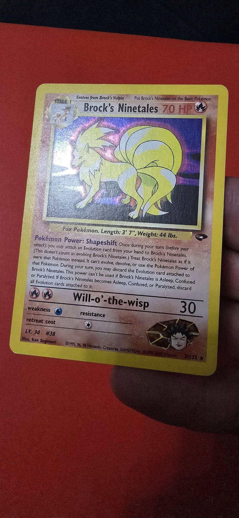 Sprzedam stara karte pokemon holograficzna