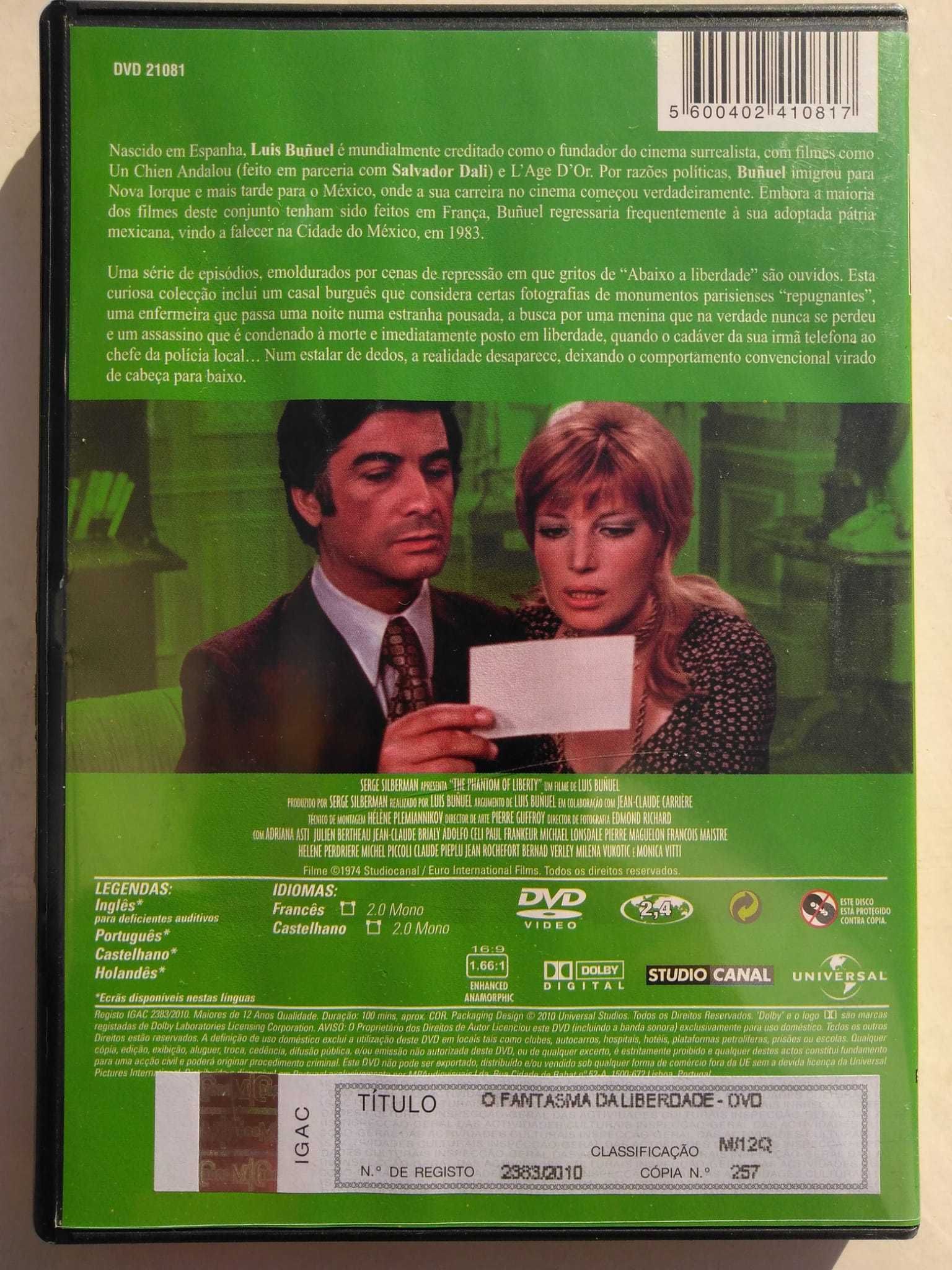 DVDs de filmes de Luis Buñuel