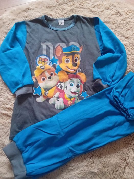 Piżama długi rękaw bawełna 100% traktor , koparka,strażak