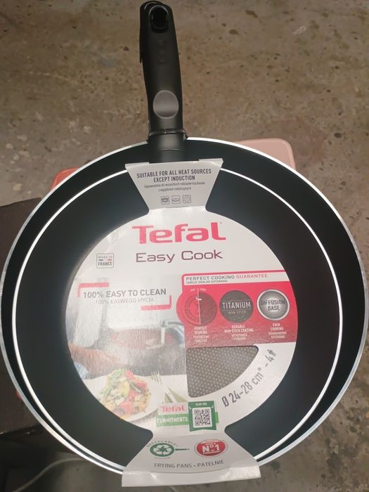 Zestaw patelni Tefal Easy Cook 24,28 cm non-stick