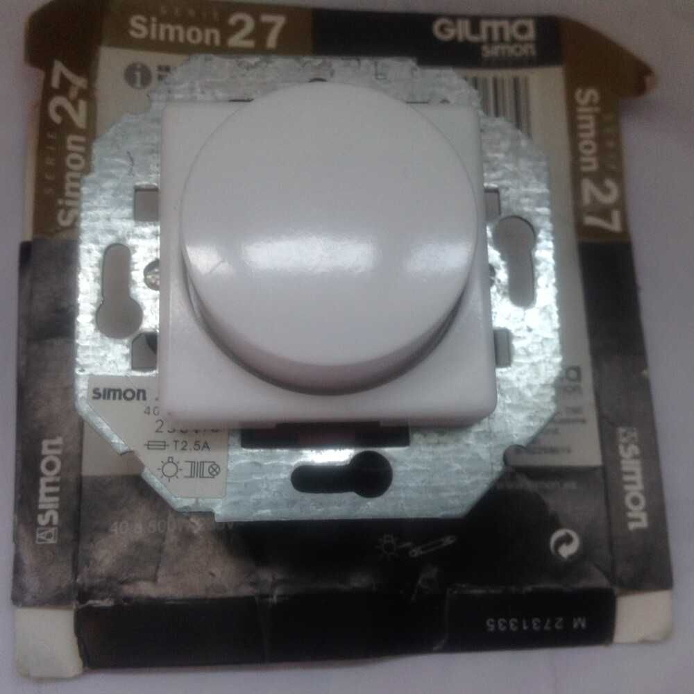 Светорегулятор поворотно-нажимной   Simon 27, оригинал, Испания.