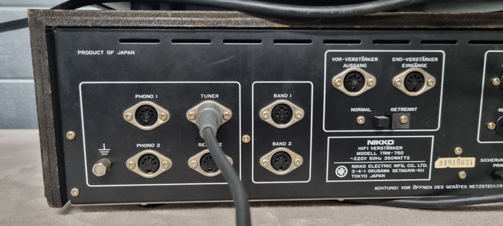 Zestaw audio stereo NIKKO. Japan
