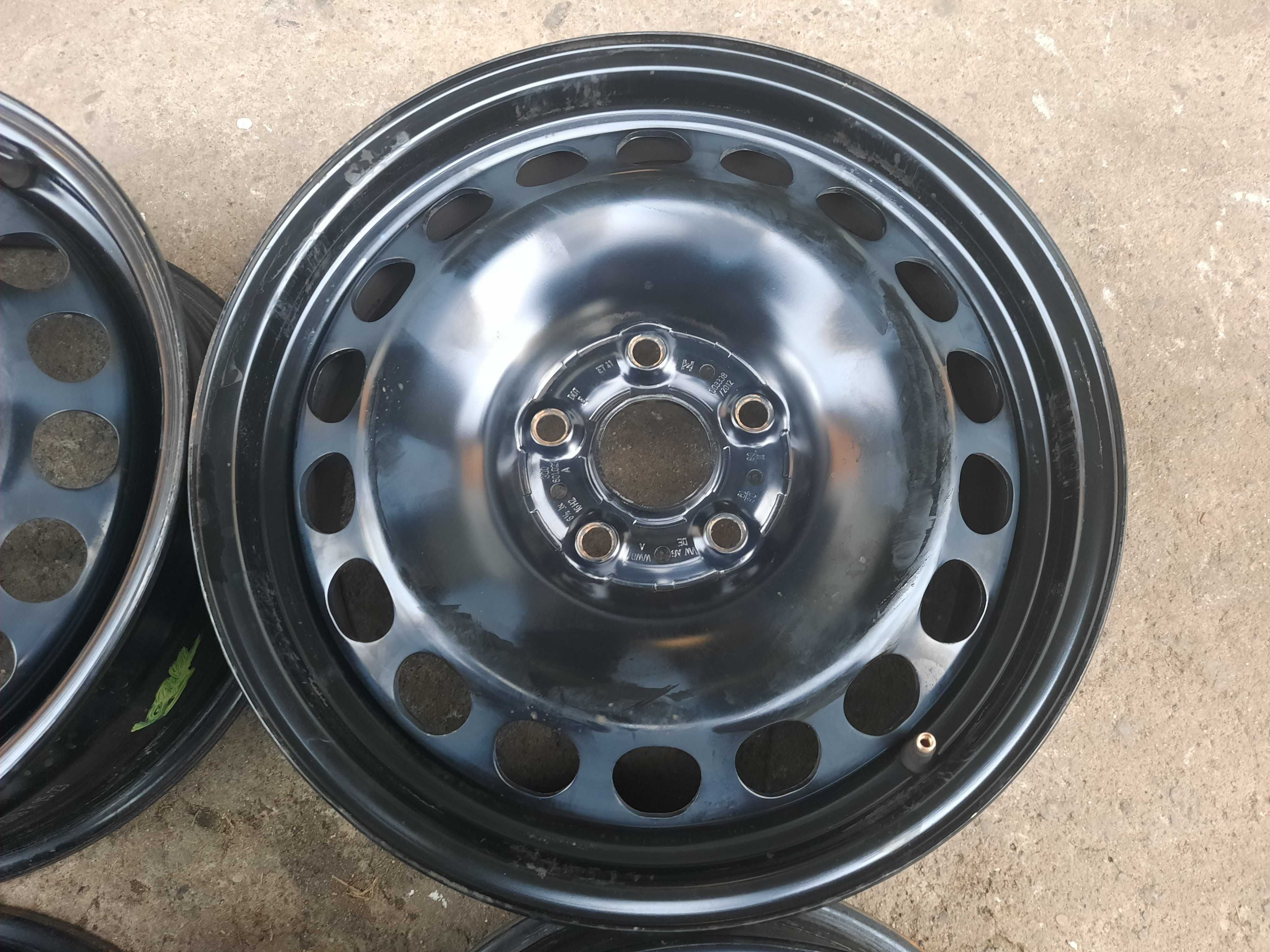 Oryginalne felgi stalowe VW AG 16" 5x112x57,1 ET 41 Passat Superb