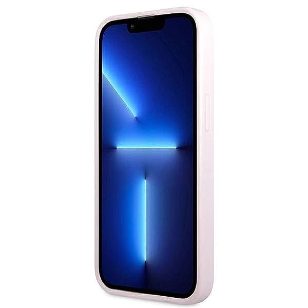 Etui Guess Saffiano Stripe na iPhone 13 Pro Max - fioletowe