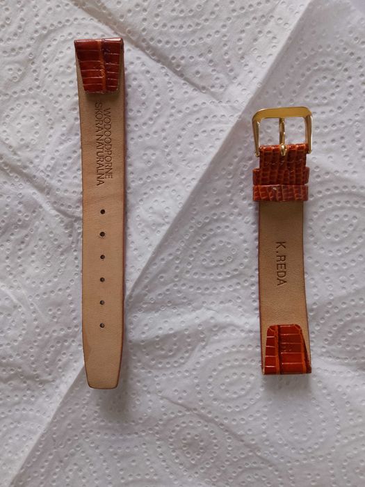 Pasek do zegarka 16 mm K Reda skóra naturalna
