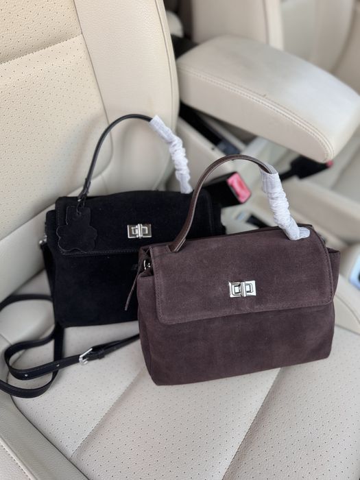 Сумочки із натуральної замші Polina & Eiterou