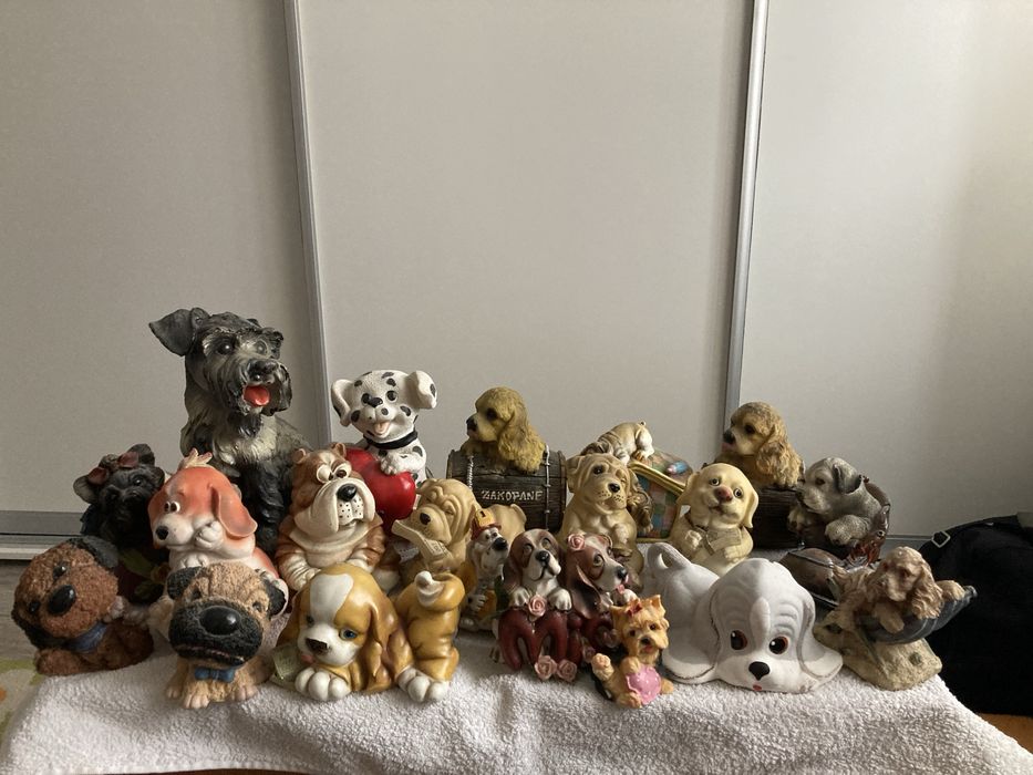 Коллекция собак- копилок, подсвечников, подставок, керамики