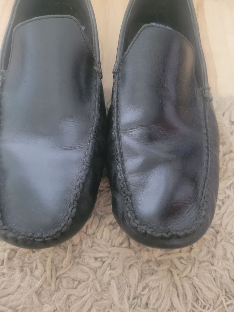 Mokasyny pantofle męskie skórzane r. 44