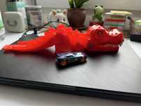 Zabawka hot wheels z samochodem