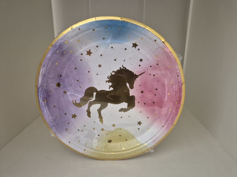 Jednorazowe Talerzyki Talerze papierowe małe party na imprezę urodziny