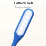 Ultra-Jasna Mini Lampa LED do Czytania USB - Przenośna, Elastyczny