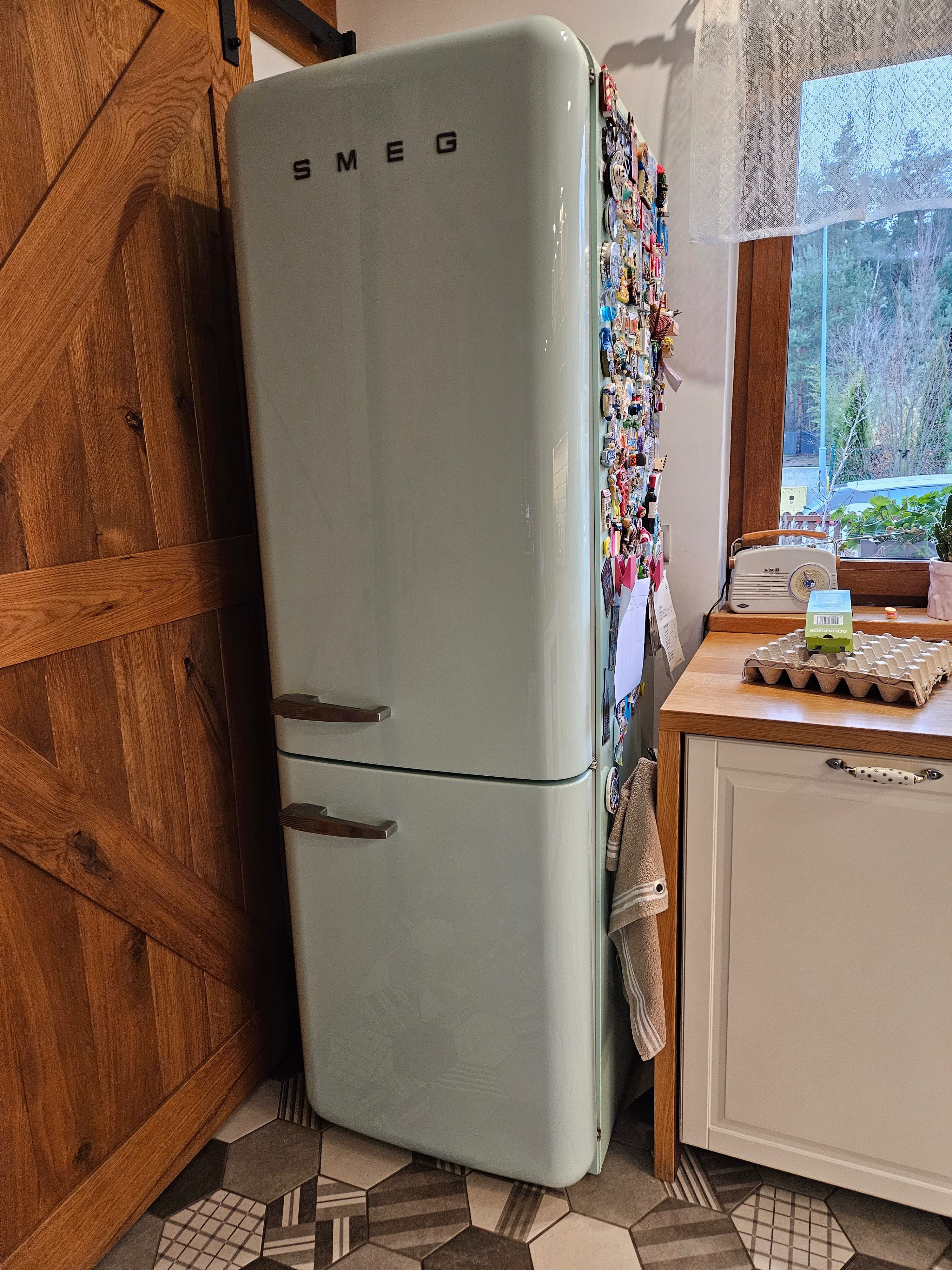 Smeg - Lodówka 50's Retro Style FAB38RPG5 Pastelowa Zieleń / miętowa