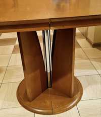 Nowoczesny rozkładany stół 120x90 (max 270×90) chromowana noga