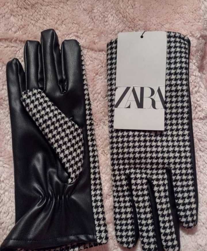 ZARA/ Ekskluzywne rękawiczki Biznesowe z Madrytu, NOWE