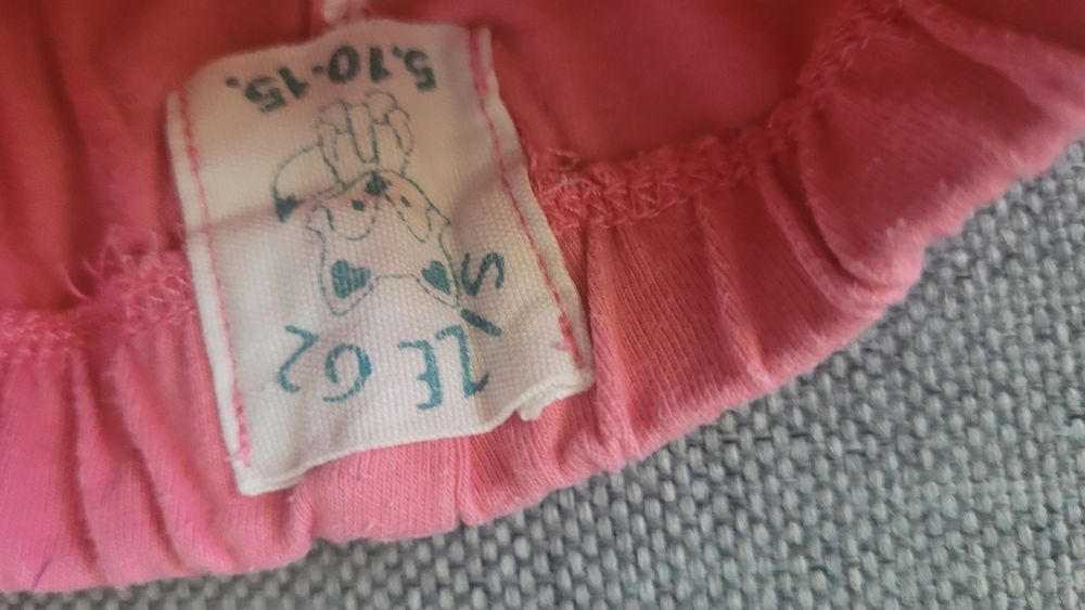 Spodnie dziewczęce 62 ( 5.10.15,) i 68 (Lupilu))