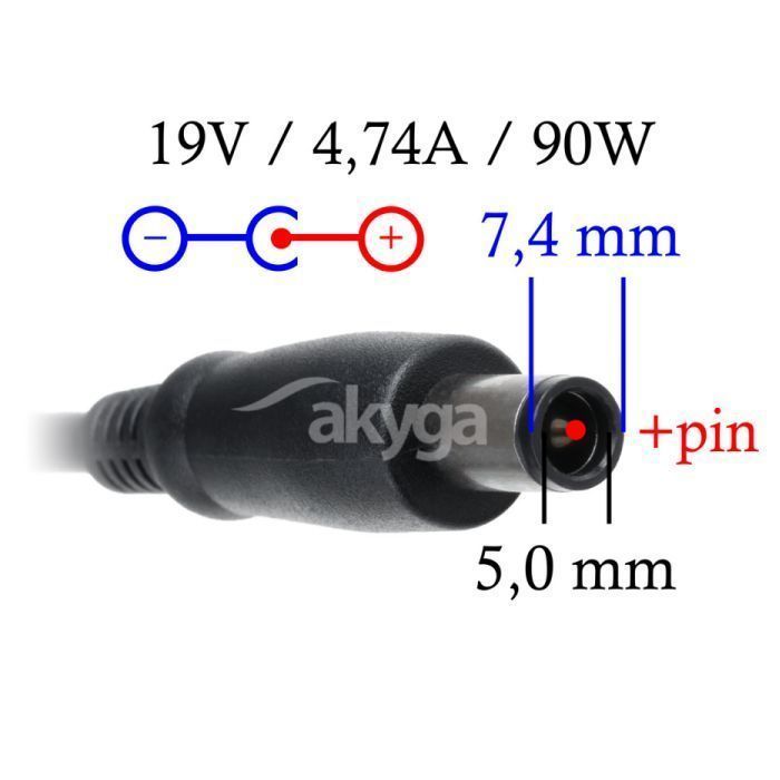 Zasilacz Do Laptopa Hp Ak-Nd-04 19V/4.74A 90W 7.4X5.0 Mm + Pin Hp