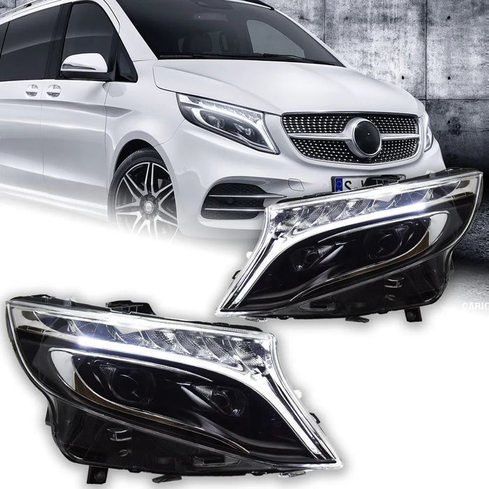 Reflektory lampy przednie LED do Mercedes Vito W447
