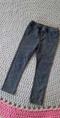 Zara spodnie jeans legginsy r.110