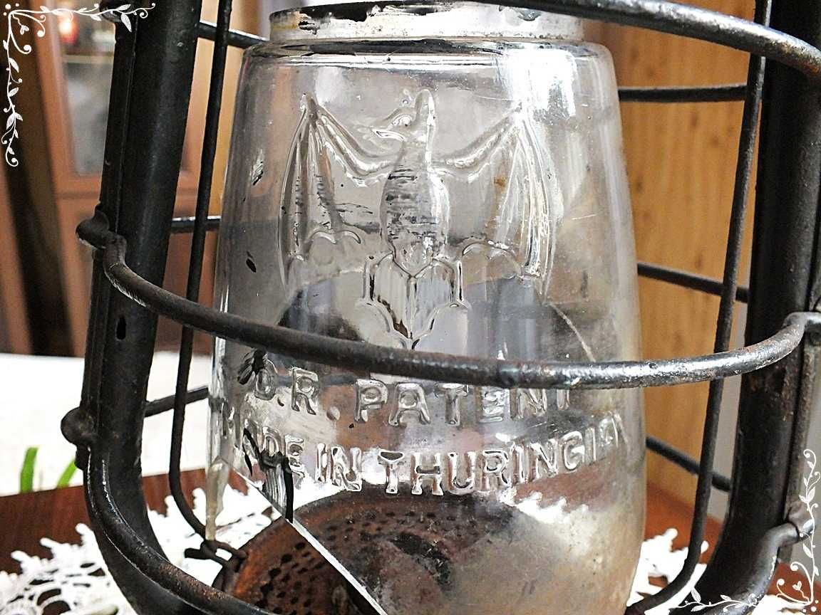 Stara Lampa Naftowa Nietoperz z lat 20-30' , I połowa XX wieku