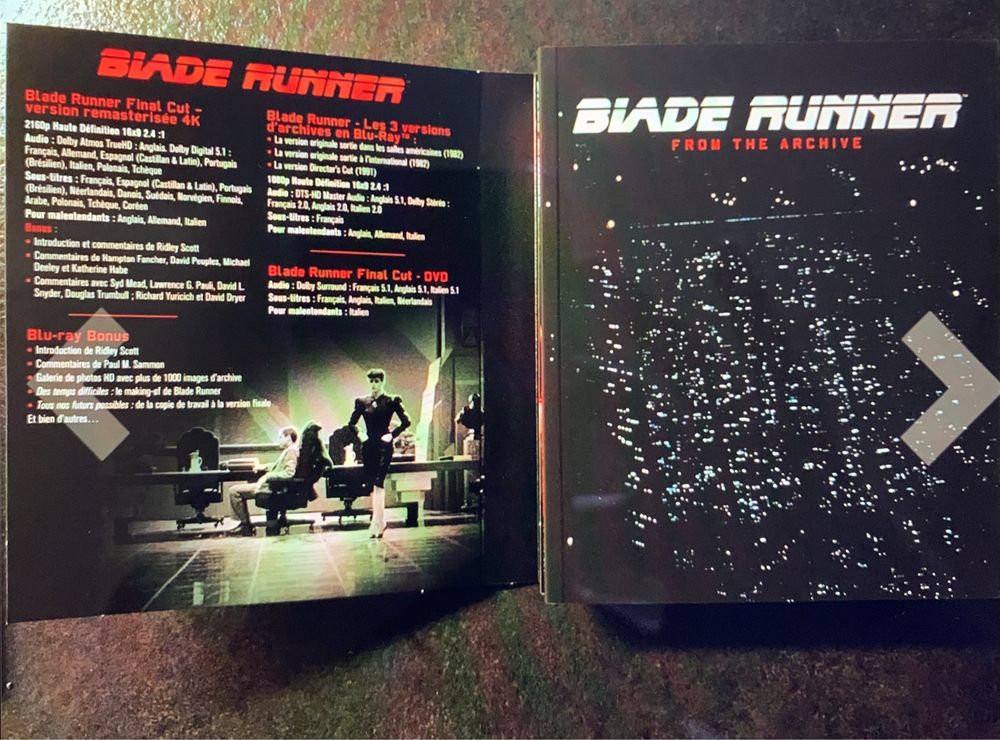 BLADE RUNNER FINAL CUT (4K + Blu-ray + Bonus)