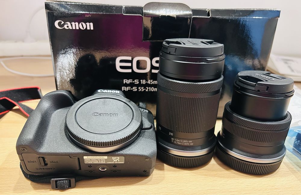 Canon eos R50 + 2 obiektywy 18-45 + 55-210