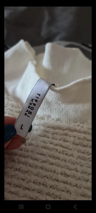 Camisola na cor branca