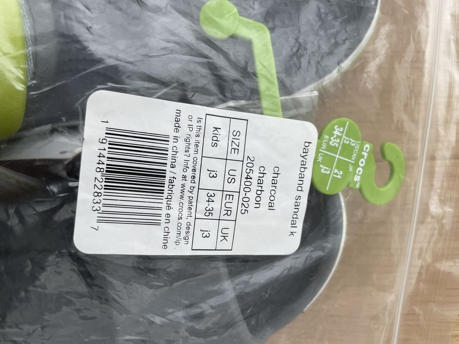 Sandaly crocs szare rozm 34/35