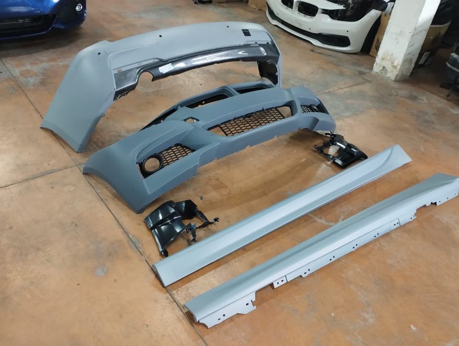 Kit bmw pack m f30 inclui Para choques fontal trazeiro Embaladeiras