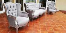 wypoczynek ludwik komplet ludwikowski kanapa sofa fotel, fotele stylow